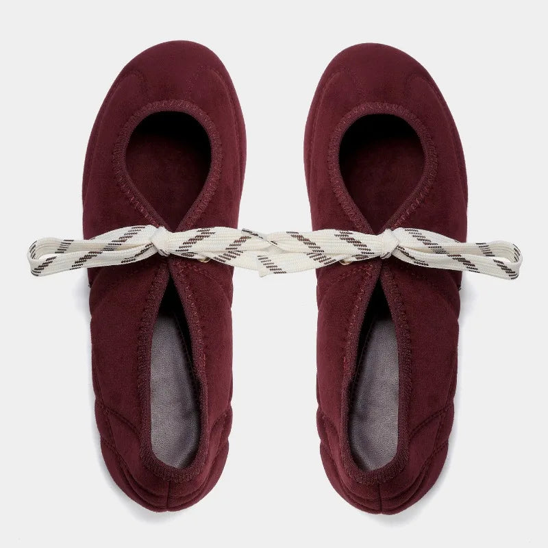 Palm Mary Jane Flats