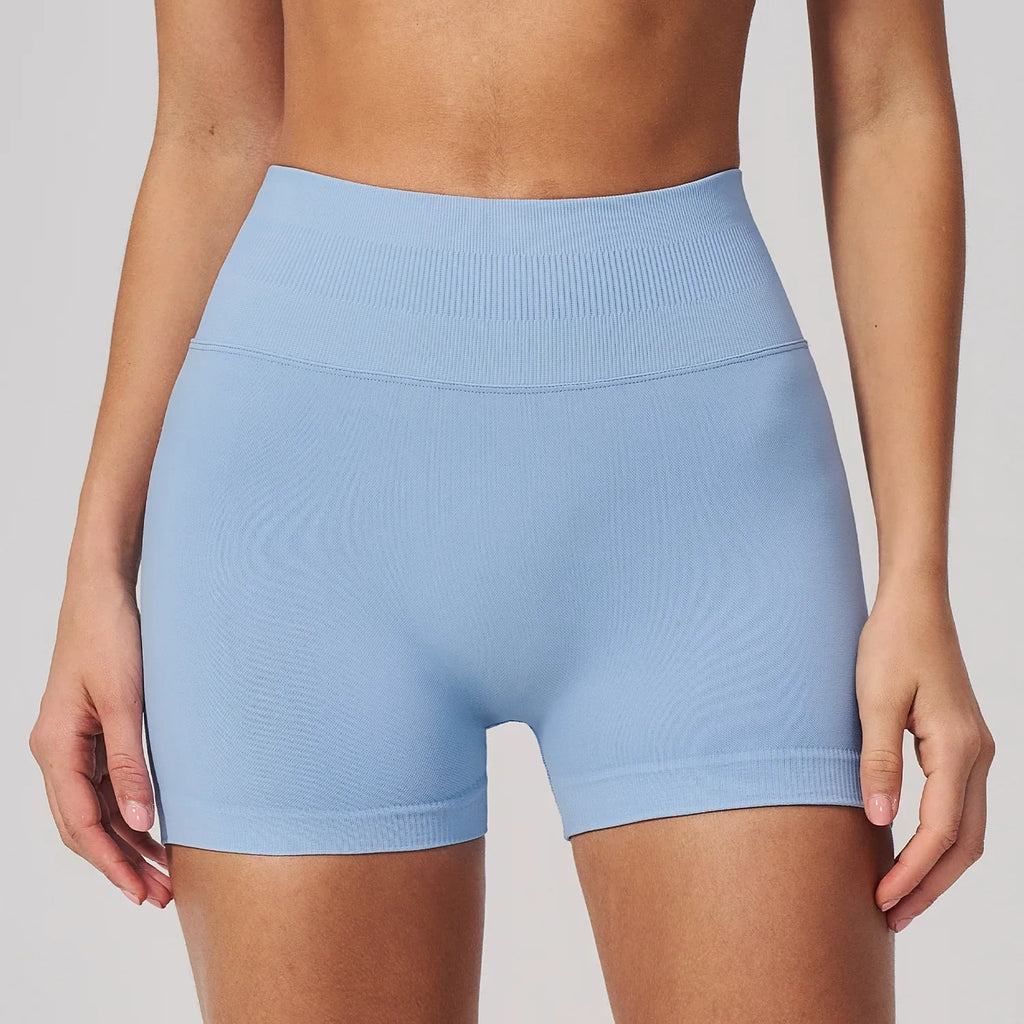 Pink Seamless Training Shorts