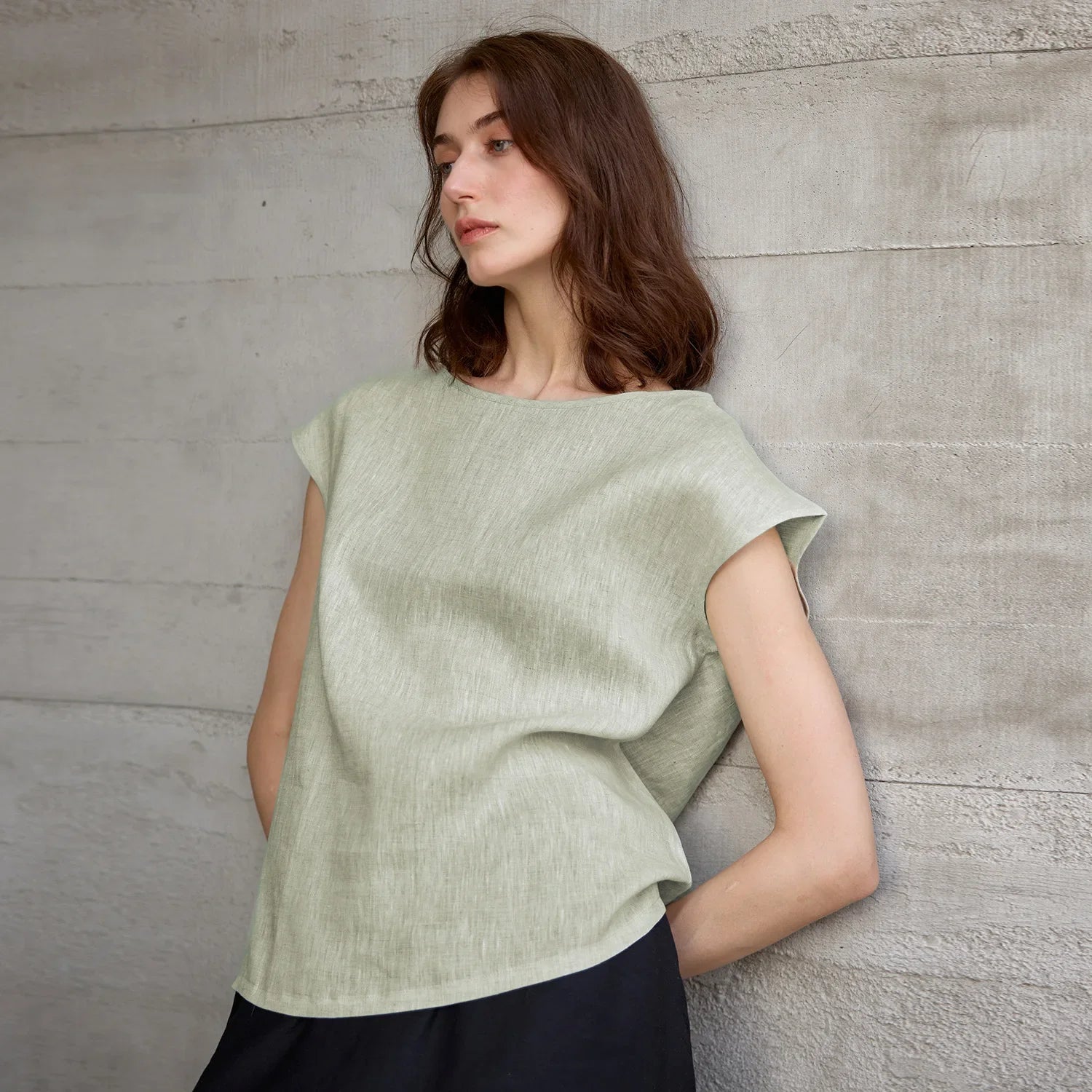 Plum Linen Shirt