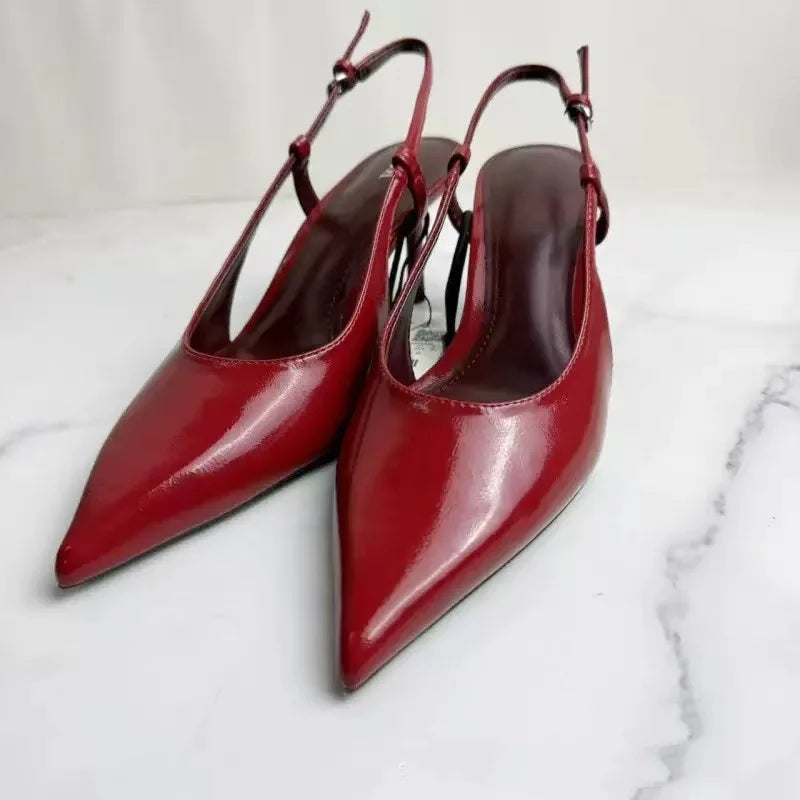 Sea Patent Heels