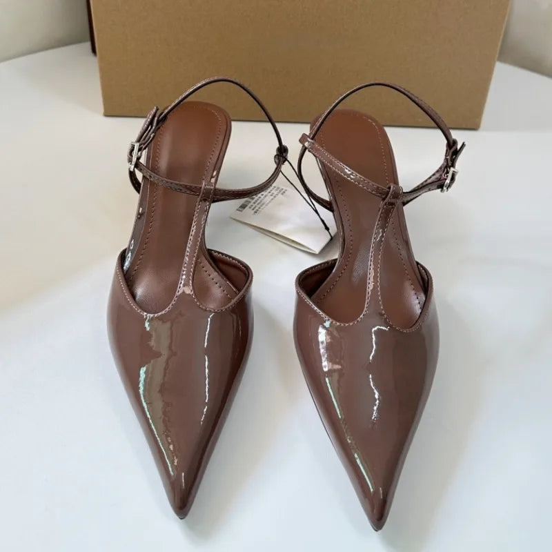 Charm T-Strap Sandals