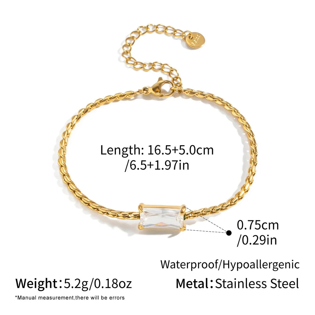 Zircon Statement Bracelet