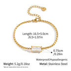 Zircon Statement Bracelet