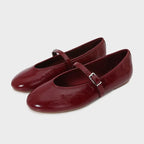 Crescent Mary Jane Flats
