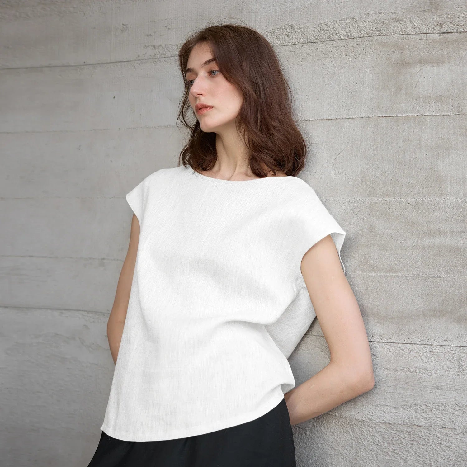 Plum Linen Shirt