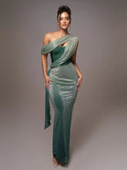 Kaia Draped Maxi Dress