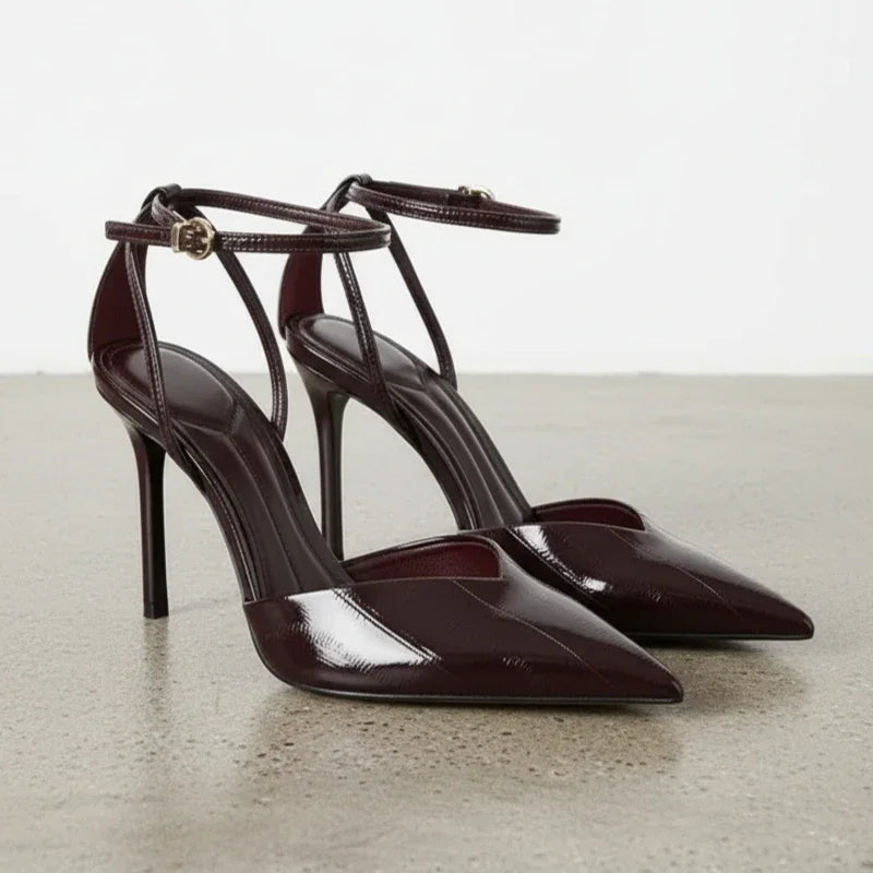 Lotus Patent Heels