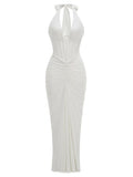 Forest Mesh Maxi Dress