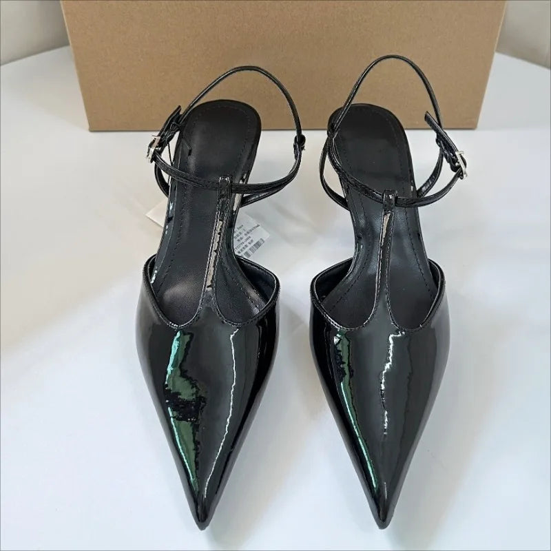 Charm T-Strap Sandals