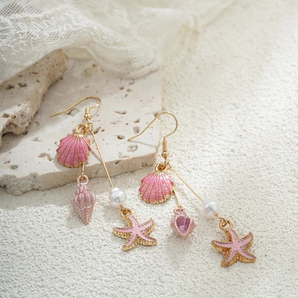 Platinum Drop Earrings
