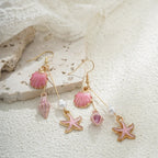 Platinum Drop Earrings