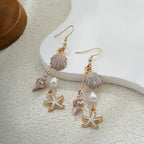 Platinum Drop Earrings