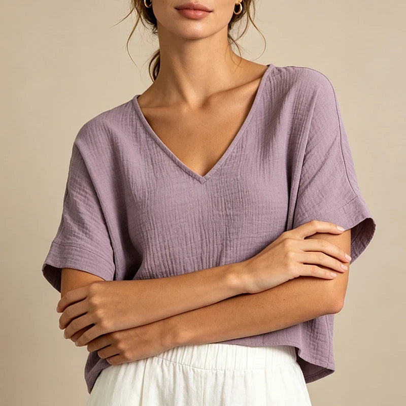 Red Muslin Top