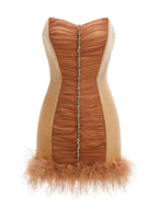 Halo Mesh Mini Dress