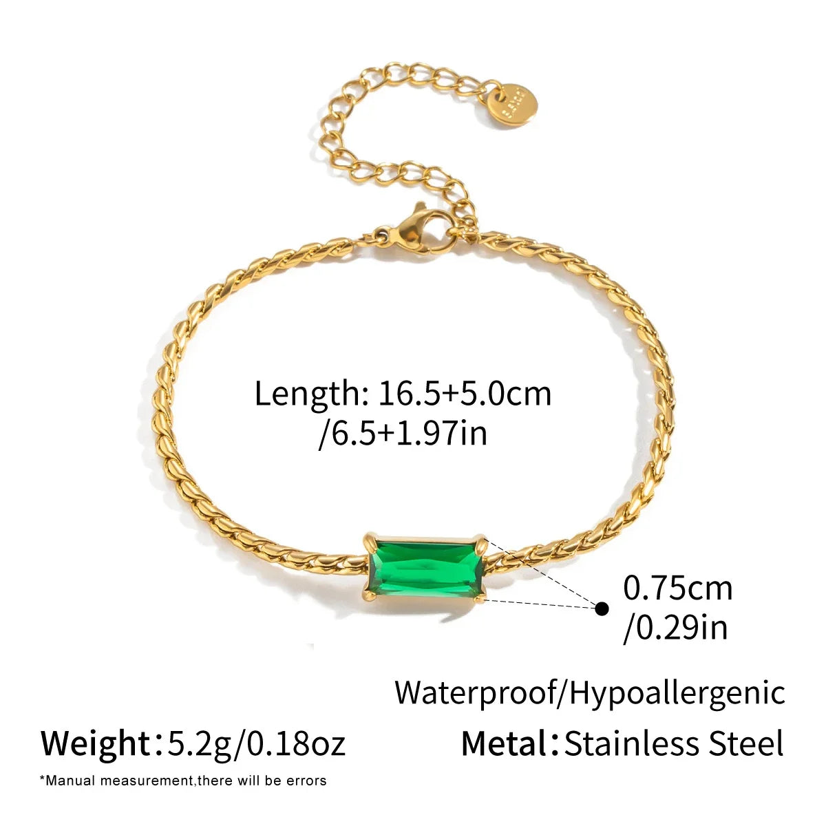 Zircon Statement Bracelet