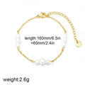 Agate Pearl Bracelet