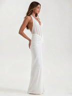 Forest Mesh Maxi Dress