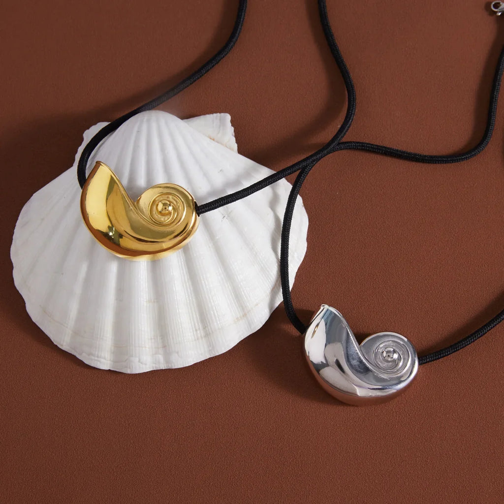Jasper Shell Necklace