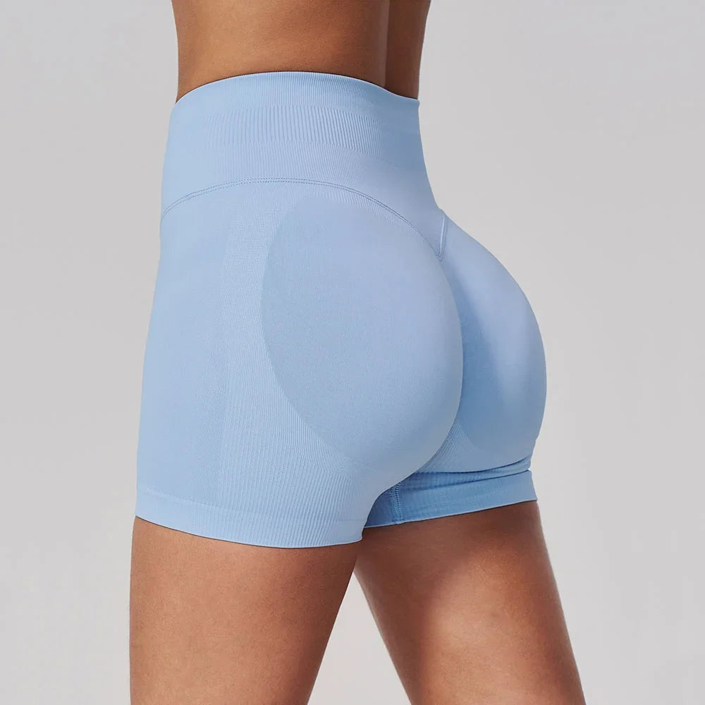 Pink Seamless Training Shorts