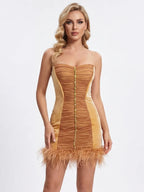 Halo Mesh Mini Dress