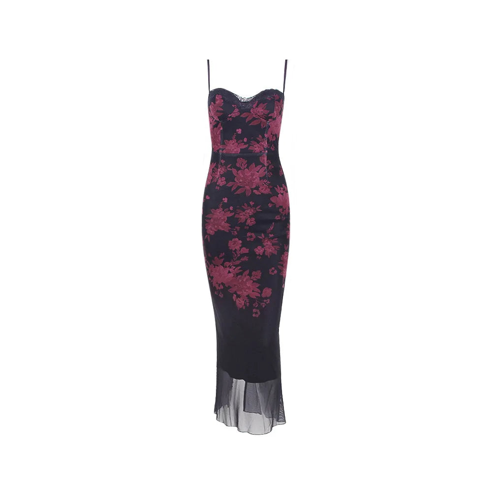 Almond Bodycon Maxi Dress