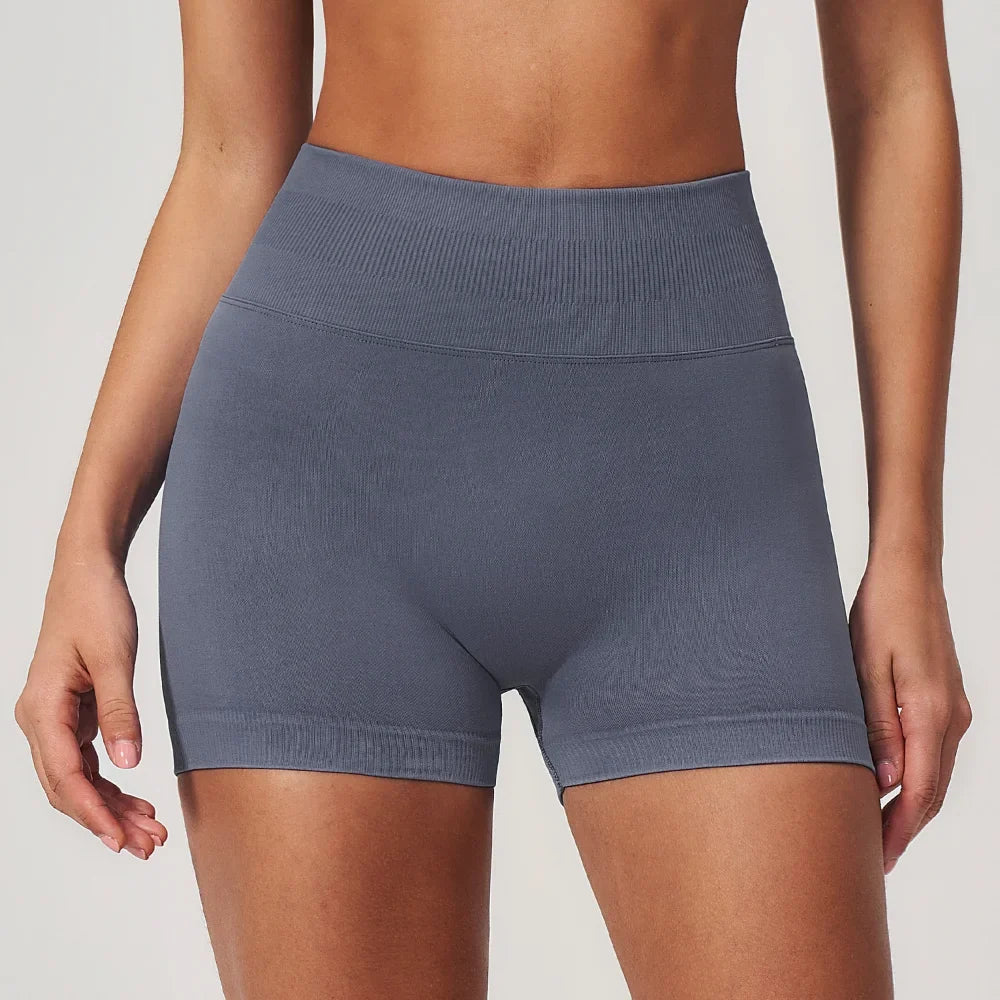 Pink Seamless Training Shorts