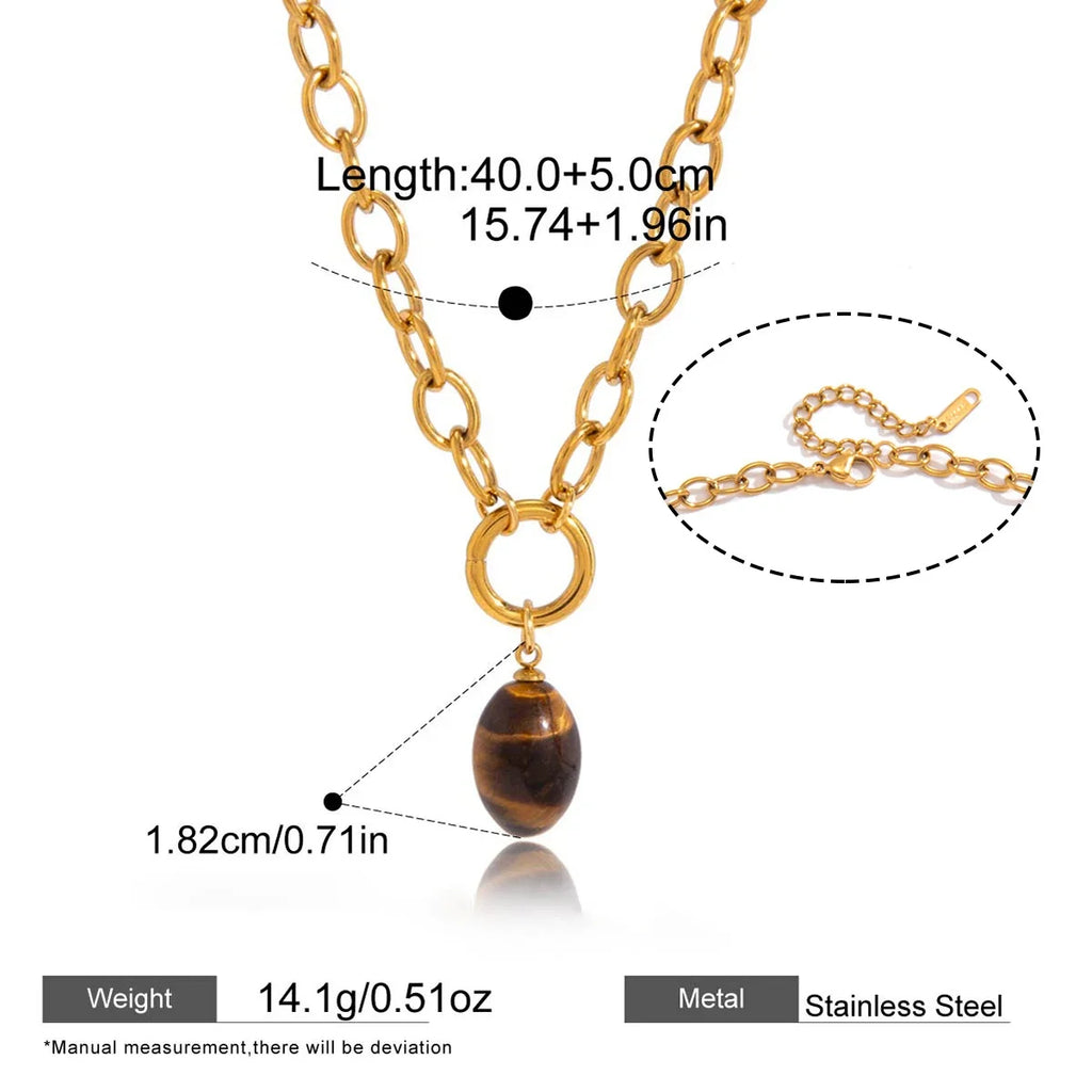 Amazonite Pendant Necklace