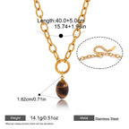 Amazonite Pendant Necklace