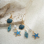 Platinum Drop Earrings