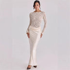 Moon Satin Maxi Dress