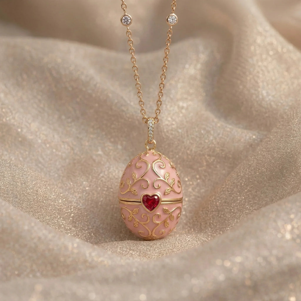 Carnelian Locket Necklace