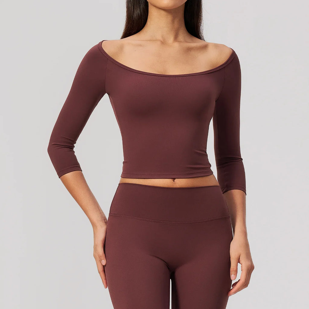 Stone Fitted Sport Top