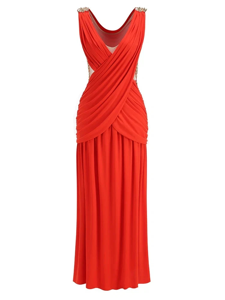 Horizon Chain Maxi Dress