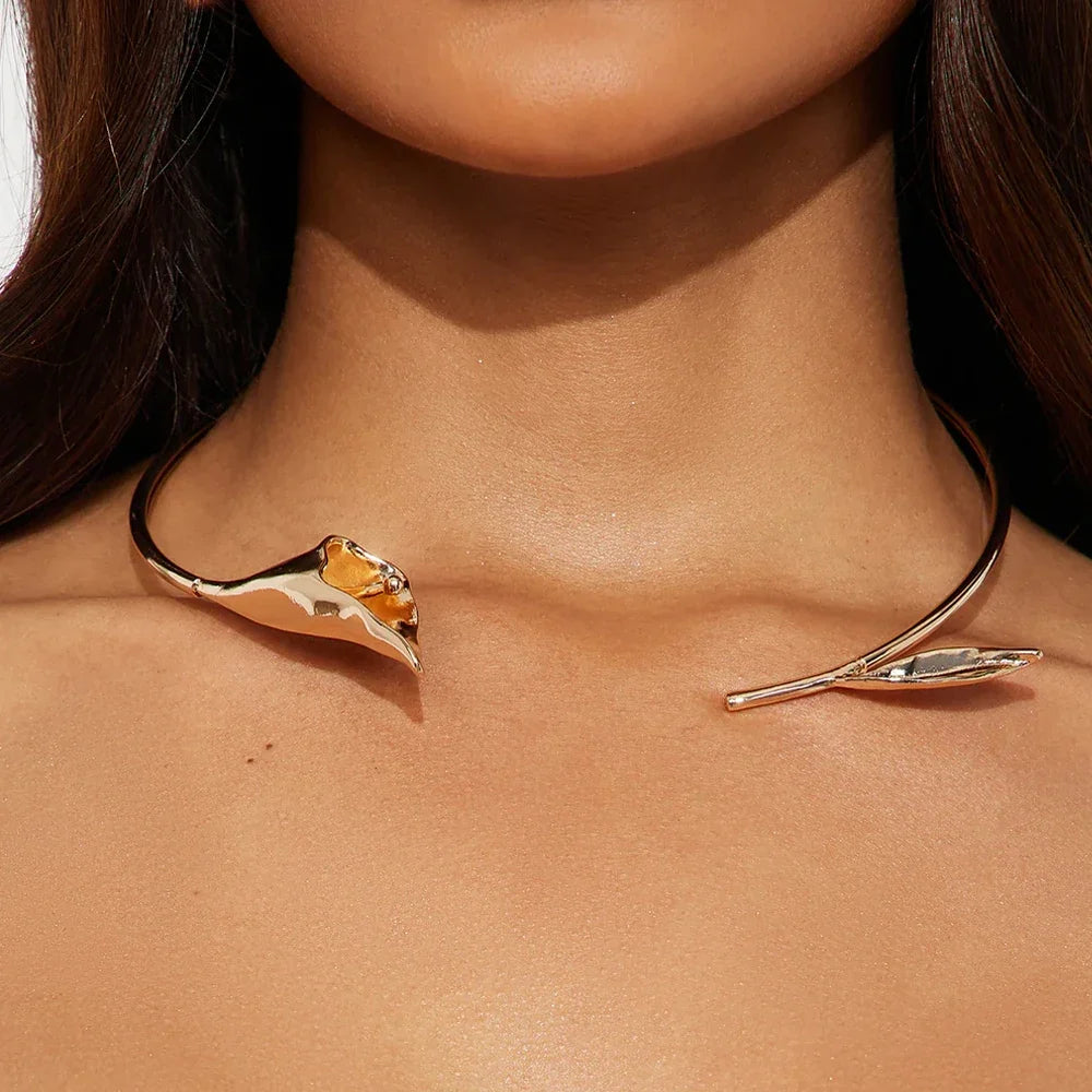 Obsidian Collar Necklace