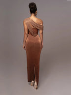 Kaia Draped Maxi Dress