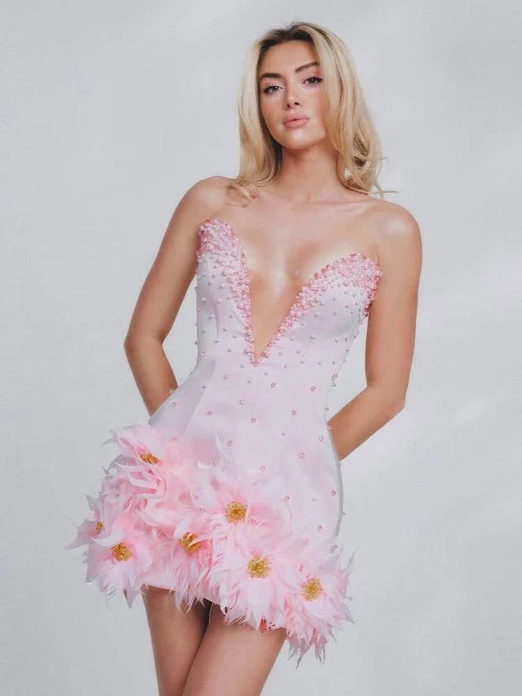 Star Pearl Mini Dress