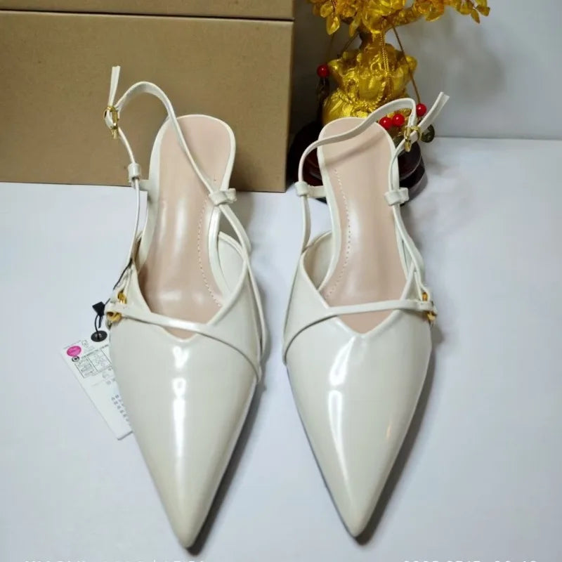Sunset Patent Heels