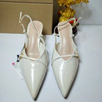 Sunset Patent Heels