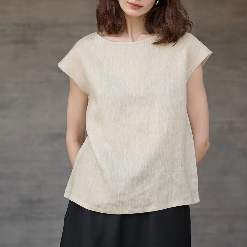 Plum Linen Shirt