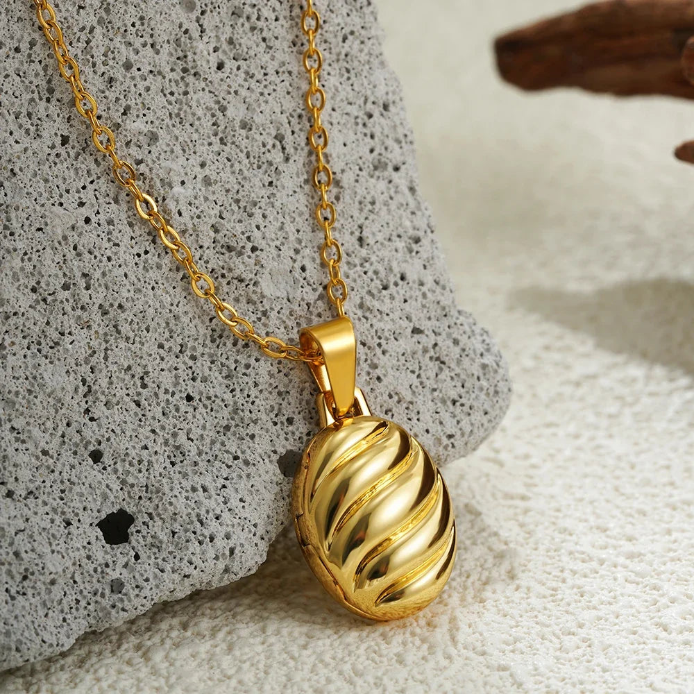 Tanzanite Locket Necklace