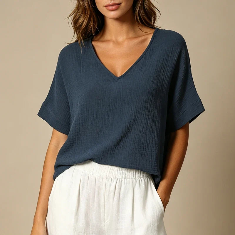 Red Muslin Top